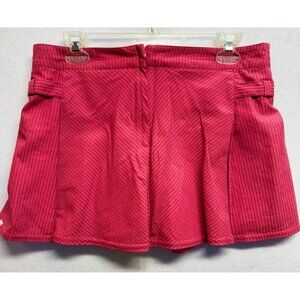 Nike Dri Fit Tennis Shorts Skirt Skort Pink Pinstripe Size 6